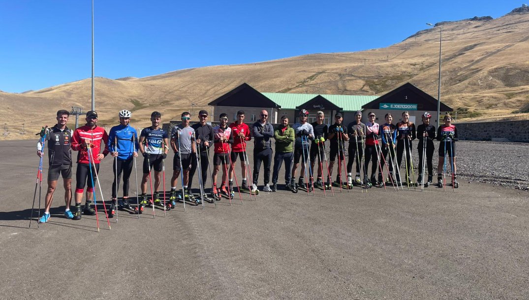 Biathlon'da Sporcular Sezona Erzurum'da Hazırlanıyor.