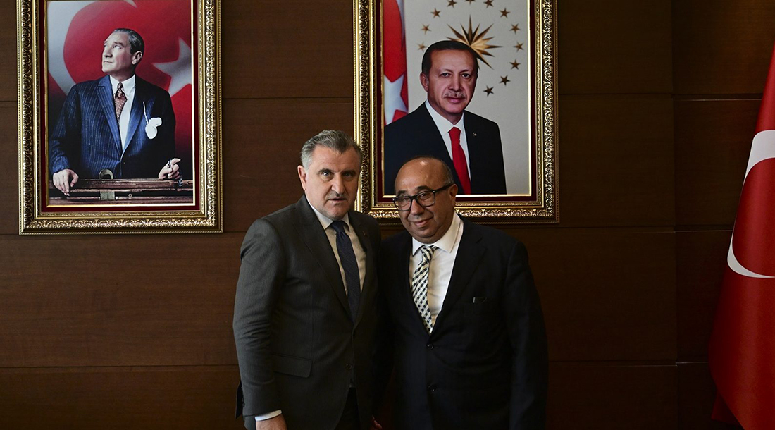 ALİ OTO OLİMPİYAT HEDEFLERİNİ BAKAN OSMAN AŞKIN BAK'A AKTARDI