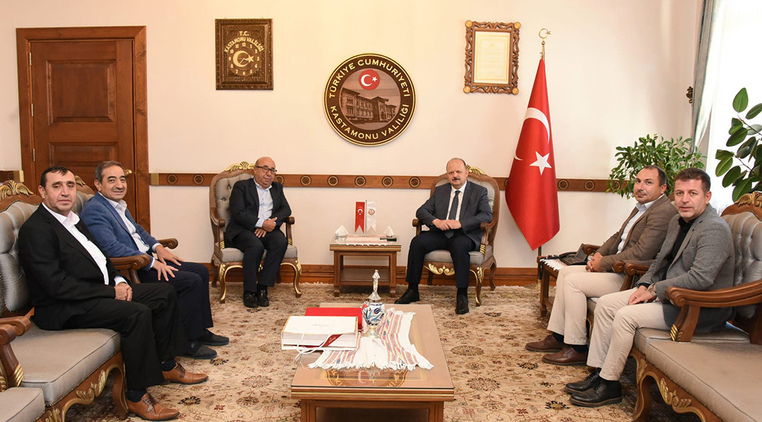 ALİ OTO KASTAMONU VALİSİ VE KIZAK MİLLİ TAKIMINI ZİYARET ETTİ