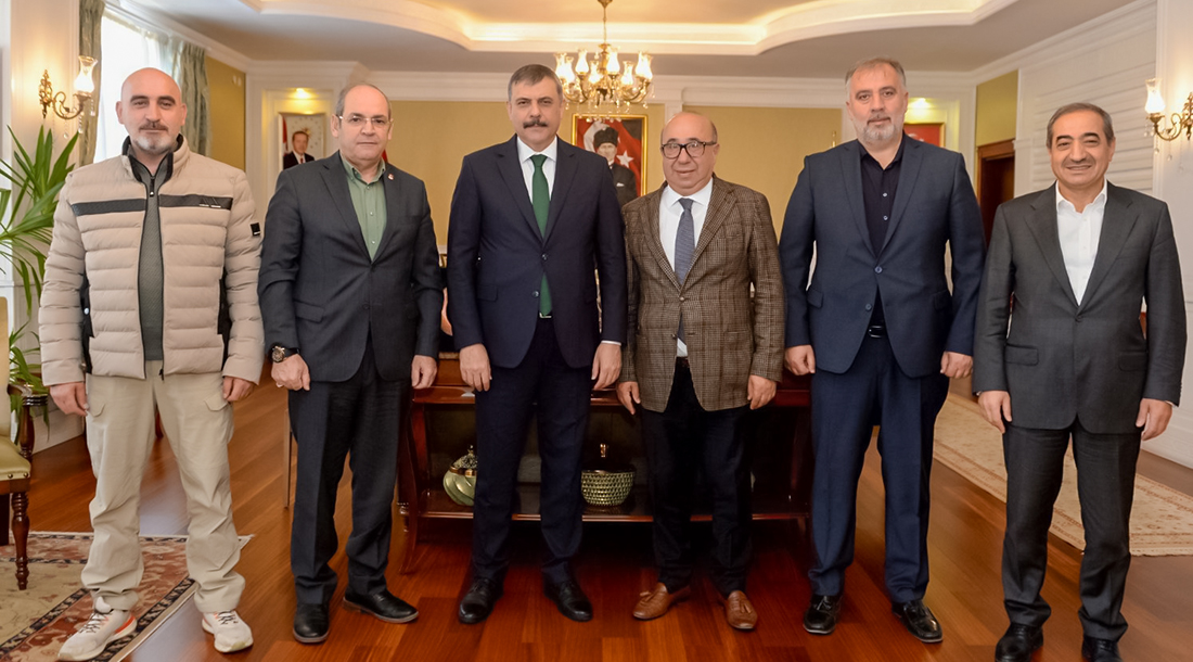 ALİ OTO ERZURUM VALİSİ MUSTAFA ÇİFTÇİ'Yİ ZİYARET ETTİ