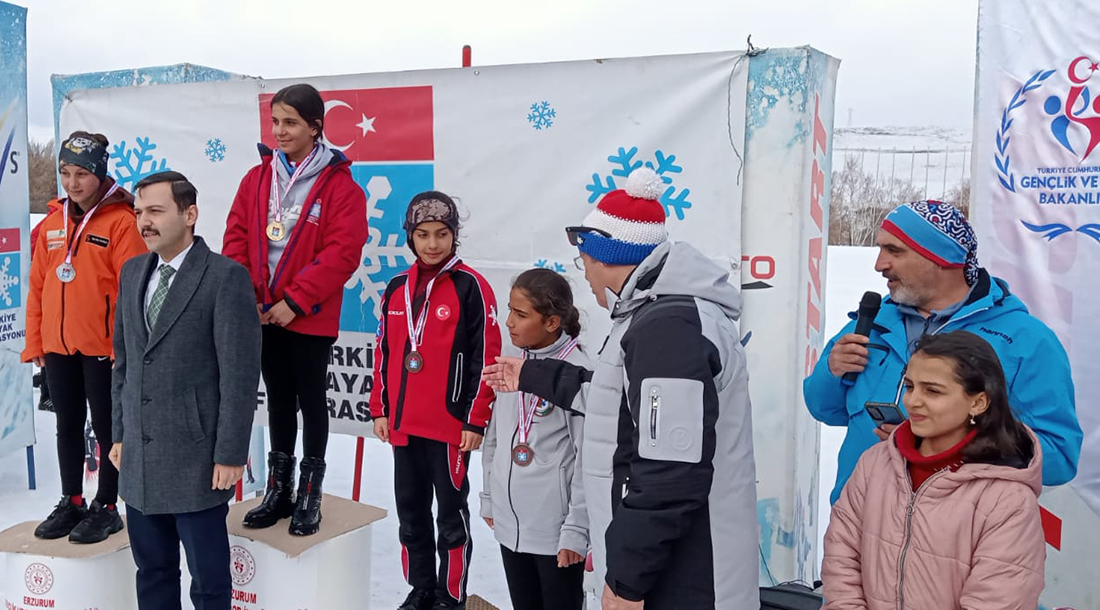 KAYAKLI KOŞU 1.ETAP YARIŞMALARI ERZURUM'DA TAMAMLANDI